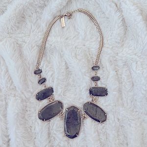 *VINTAGE* Kendra Scott Ginger Bib Necklace NWOT - Pyrite